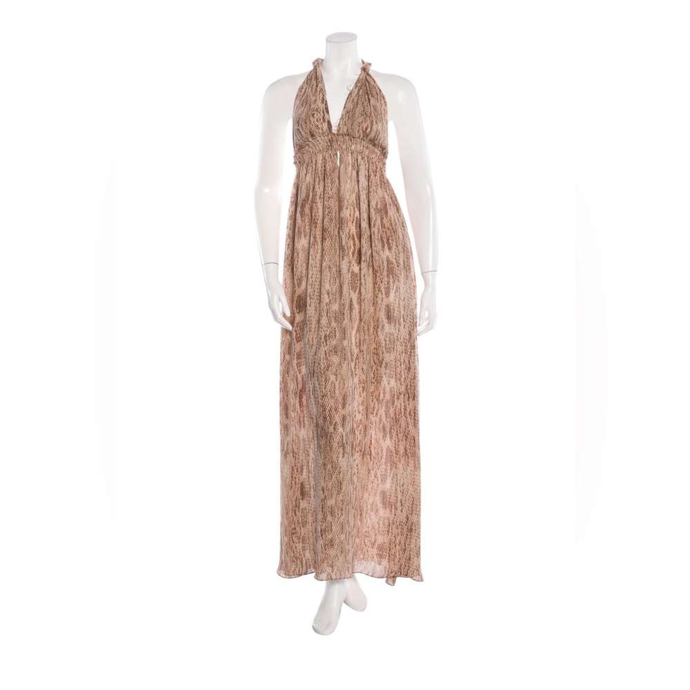 LoveShackFancy maxi animal-print maxi dress. Size M